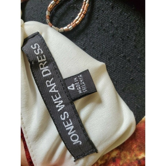 JONES WEAR DRESS-BRIGHT COLORS-SIZE 4 - Picture 4 of 6